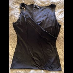 Cute Black top with V neckline